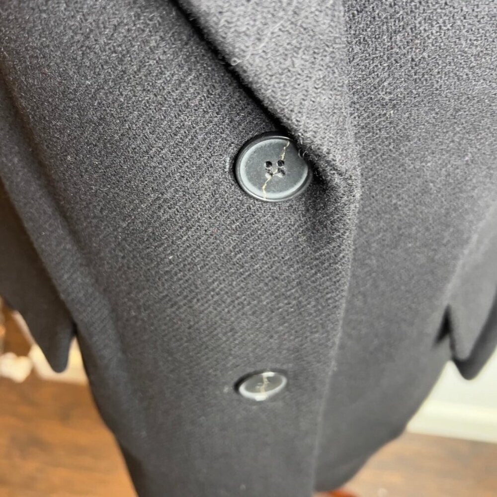 Madewell Womens $298 Blazer Coat in Insuluxe Fabric Black Size 0 NT120 - Picture 7 of 11